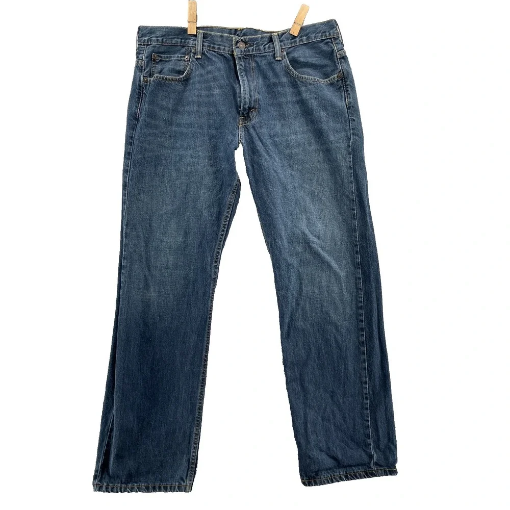 Levi's 569 Jeans Mens 35x30* Straight Baggy Whisker Denim Y2k Workwear 90s Skate